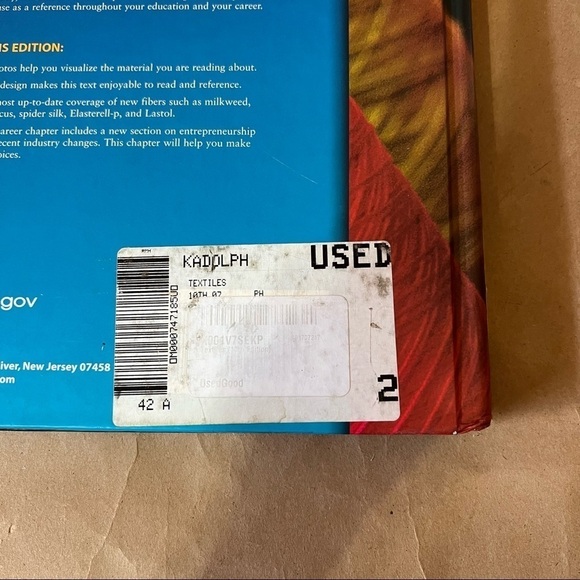 Textiles Tenth Edition Hardcover Book Fashion Apparel Design By Sara J. Kadolph - Picture 5 of 14